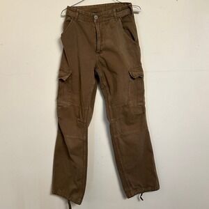 John Galt Cargo Pants Brown Y2K Utility Brandy Melville 90s Streetwear